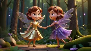 Four Little Fairies Dance on Leaves | Fairy Song for Kids | Counting Rhymes and Magical Nature Songs