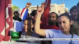 Holguineros reafirmaron su apoyo a Venezuela