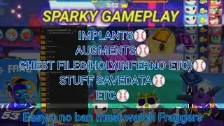 FRAG IM BACK!!!WITH SAVEDATA IMPLANTS,AND OTHER STUFF ⚾⚾⚾