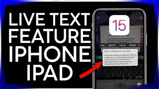 How to use Live Text Feature on iPhone iPad iOS15 #livetext
