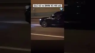 Мерс нагибает Бумер!  BMW X5 st2 500hp vs Mercedes GLC 63 AMG S 510hp