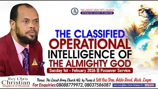 T.L.A.I.M -  THE CLASSIFIED OPERATIONAL INTELLIGENCE OF THE ALMIGHTY GOD