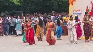 Maa durga ten awatar look .... // #madurga #vignanuniversity #durgapuja #shorts 