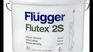 Краска Flugger Flutex 2S и безвоздушное нанесение Graco.