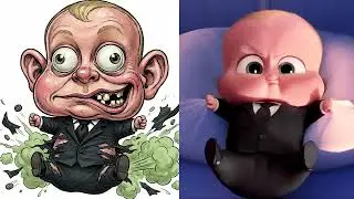 The Boss Baby Funny Drawing Meme