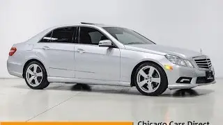 Chicago Cars Direct Reviews Presents a 2011 Mercedes-Benz E-Class E350 Sport 4matic - A468350