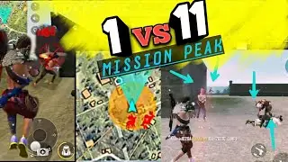 Peak SOLO vs SQUAD RANKED FREE FIRE 14 kills RUSH GAMEPLAY