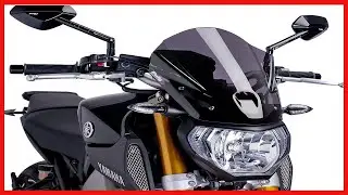 Quality product -  Puig 6861F Dark Smoke WindShield (New Gen Touring Yamaha Fz-07 14'-17'),Medium