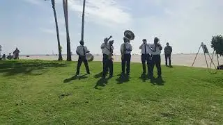 2021 Jazz Funeral procession Venice Beach