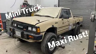 Nissan Mini Truck. Making Patch Panels. Rust Repair. Day Job 2.