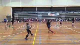 Chibi Barely Lethal vs TS Team Surprise (XD1) - Badminton Veterans 2025 (Albury/Wodonga)