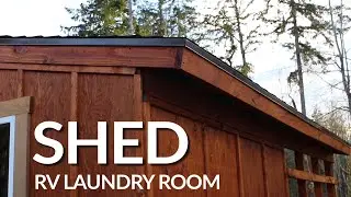 SHED BUILD (RV Laundry Room) [PLATT365 Episode 85]
