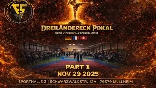 Dreil&auml;ndereck Pokal 2025 &ndash; Offizielles Kickbox-Event in M&uuml;llheim Part 1