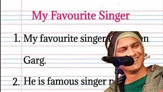 My favourite Singer&ndash;Zubeen Garg essay l 10 Lines Essay on Zubeen Garg @learnwithruwaid