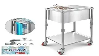 VEVOR Rolling Ice Chest Cooler Cart 20