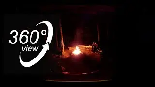 BIG ALGONQUIN CANOE TRIP - 360&deg; VR VIDEO - DAY 5 - LAKE LA MUIR VIEW AND CAMPFIRE! (4K)