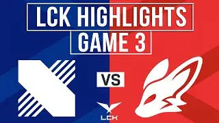 DRX vs BFX Highlights Game 3 | LCK 2025 | DRX vs BNK FEARX