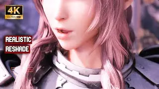 Aerith Knight of Etro Lightning Farron Reshade Gameplay 4K Final Fantasy 7 Remake 1%