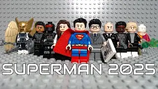 I Built CUSTOM LEGO Minifigures from SUPERMAN 2025...