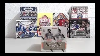 2017 Panini Certified Cuts Football Hobby Box #2 Awsome 1/1 Pull!!!