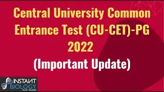 Central University Common Entrance Test (CU-CET)-PG 2022 (Important Update)
