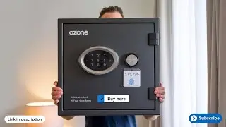 Ozone Large Wi-Fi Biometric Fingerprint Safe | 4-in-1 #views