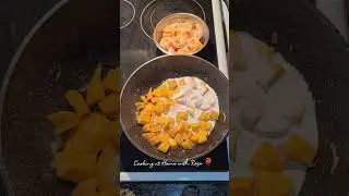 Ginataang hipon at kalabasa/Cooking at Home
