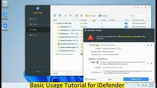 Basic Usage Tutorial for iDefender