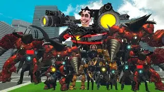 NEW UPGRADED TITAN DRILLMAN BOSS VS GIANT EVOLUTION SKIBIDI In Garry's Mod!