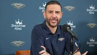 JAMES HILL SPORTS NBA NEW ORLEANS PELICANS INTERIM HEAD COACH JAMES BORREGO ON ORLANDO MAGIC 1-11-26