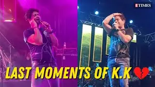 VIRAL Videos Captured Moments Before KK's Death | LAST Live Performance Video