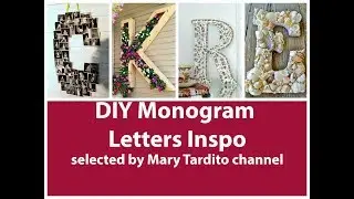 DIY Monogram Letters - Crafts to Make and Sell