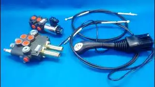 Hydraulic valve kit 3 functions double acting tractor loader 3rd function Joystick 21 gpm 80 l/min