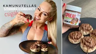 Kamu-Nutellás szénhidrátcsökkentett csiga