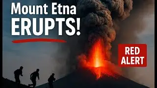 Mount Etna Erupts with Massive Ash Cloud and Pyroclastic Flow