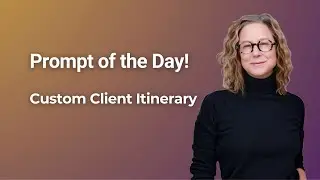 AI for Hospitality Creating a Custom Guest Itinerary