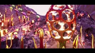 Glowing Alien Plants: DAY