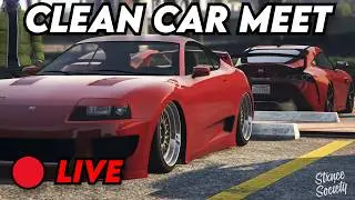 GTA 5 ONLINE LIVE 🔴 EURO CARS MEET | GTA 5 CAR MEET | Clean Builds (PS5)