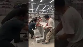 Granite stone plate cutting, can be processed into finished or semi-finished products