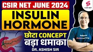 CSIR NET June 2024 | CSIR NET Life Science | Insulin Hormone | Complete Concept | Dr Ashish Gupta