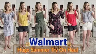 Summer Walmart Try On Haul Video | Great Denim Shorts, Pretty Tanks & Tops, and More | Lindsey Loves