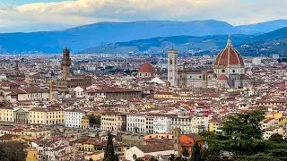 Panoramic View Florence | Piazzale Michelangelo & Basilica San Miniato al Monte Firenze Italy