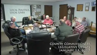 Part 1: County Commissioners Legislative Update 011317