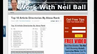 Top 10 Article Directories Sorted By Alexa Rank - Do Follow