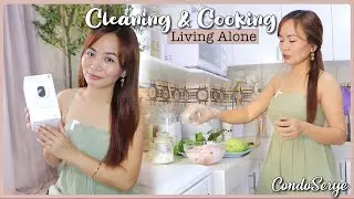 CondoSerye : Living Alone COOKING & CLEANING 😍