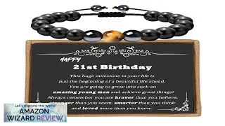 Happy 21st Birthday Gifts for Him Adjustable Triple Protection Bracelet as 21 Review