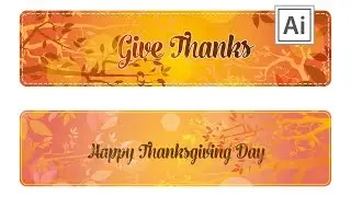 How to Design an Autumn Banner in Adobe Illustrator