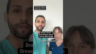 Breast Cancer Nurse Demonstrates Self Exam