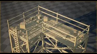 UE5.5 Preview | Geometry Script | Scatter Testing