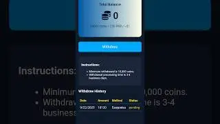 New vebsite addcash 10,000 withdraw proof